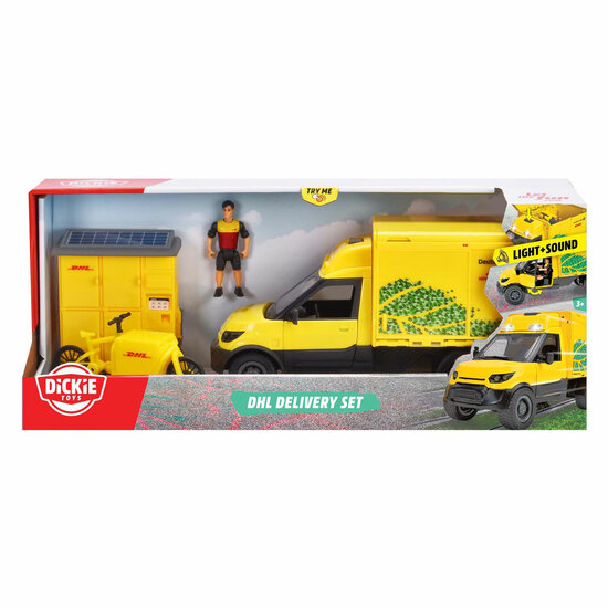 Dickie DHL Pakketvoertuigset