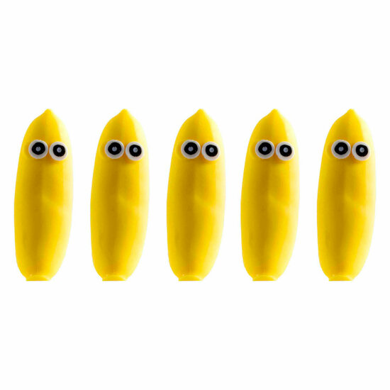 Squeeze Funny Bananas Anti-Stress Stretch Knijpfiguur, 12st.