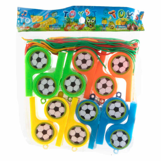 Voetbalfluitjes, 12st.