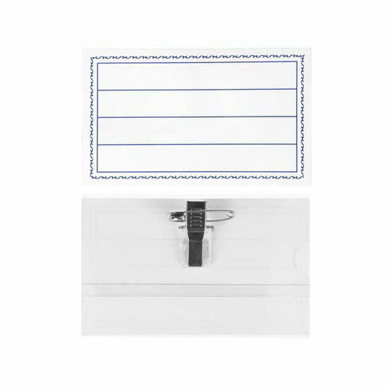 Naamplaatjes PCV 57/90mm, 50st.