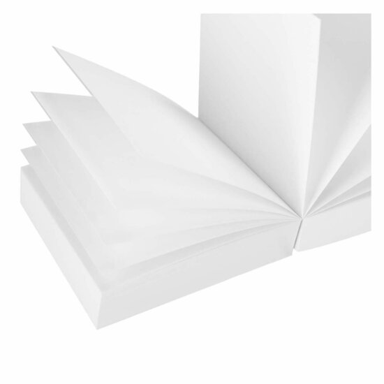 Witte Plaknotities 85x85mm