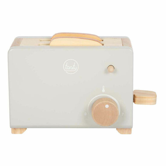 Small Foot - Houten Broodrooster Set Grijs &quot;Tasty&quot;