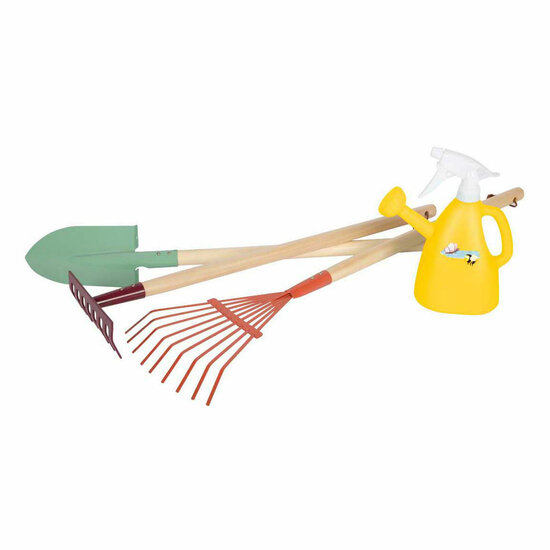 Small Foot - Tuingereedschapset met Gieter &quot;Tiny Garden&quot;, 4dlg.