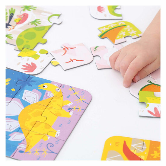 Banana Panda - On-the-Go Puzzel Dinosaurus - 16st.