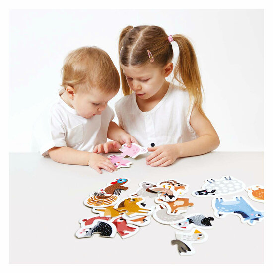 Banana Panda - Oplopende Puzzels Boerderijdieren - 33st.