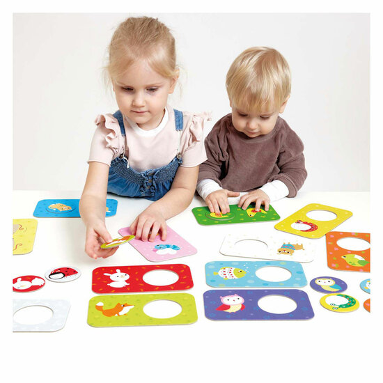 Banana Panda -  Zoek Dezelfde Vriendjes Puzzels - 12st.