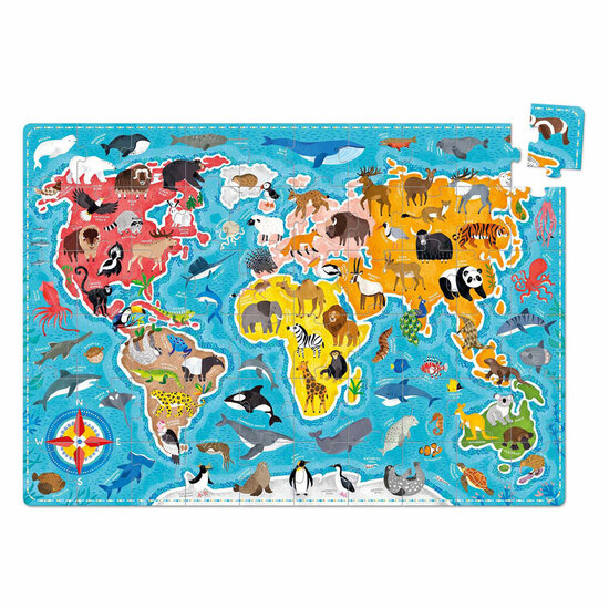 Banana Panda - Puzzlove Dieren Over de Hele Wereld - 60st.