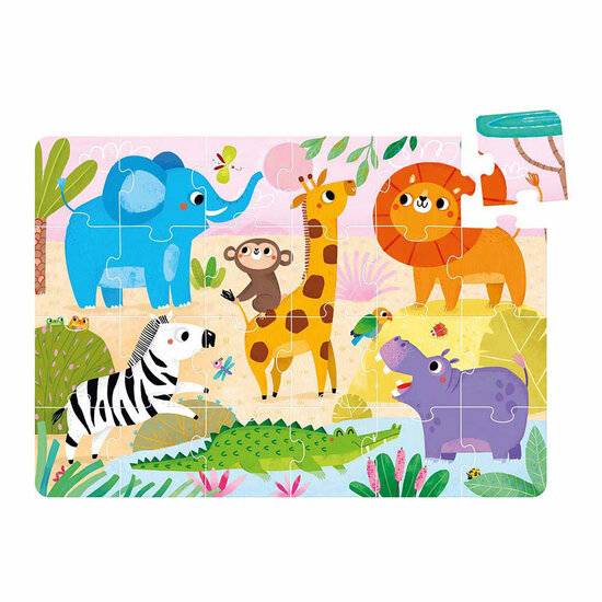 Banana Panda - Wild Jumbo Puzzel Safari - 24st.