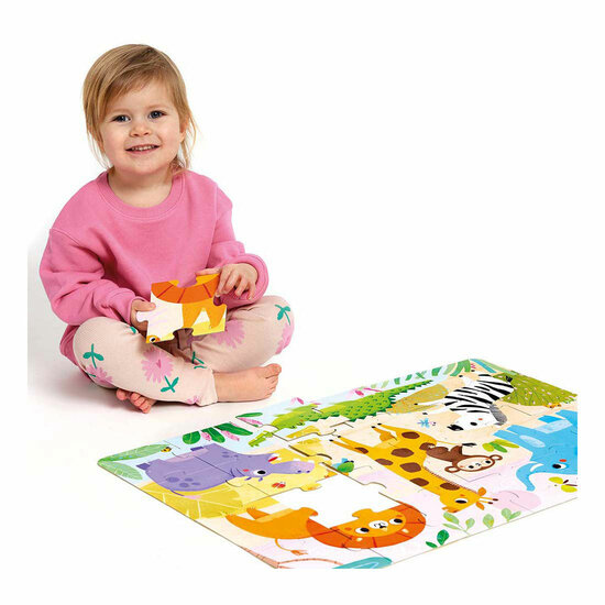 Banana Panda - Wild Jumbo Puzzel Safari - 24st.