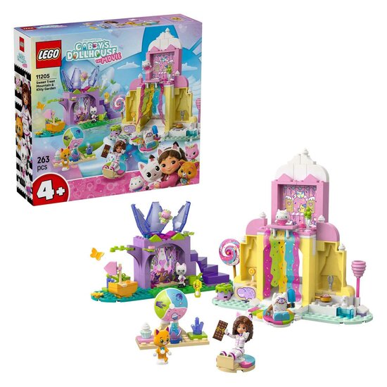 LEGO Gabby&#039;s Poppenhuis 11205 Snoepjesberg en Kittentuin