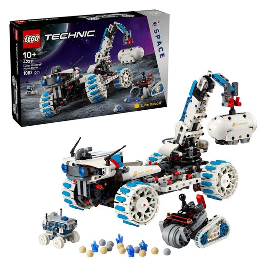LEGO Technic 42211 Lunar Outpost Maanrover Ruimtevoertuig
