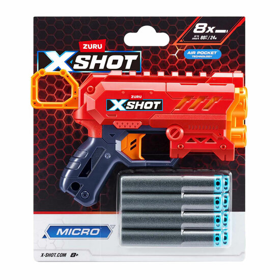 ZURU X-shot Micro 2.0 - Incl 8 Pijlen