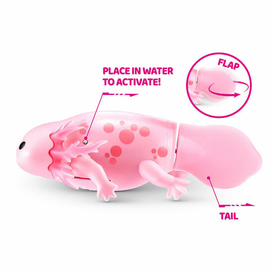 Pets Alive Zwemmende Axolotl