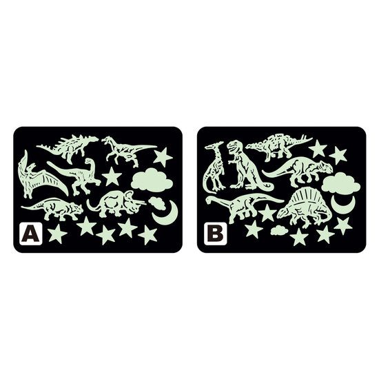Glow in the Dark Dino&#039;s, 16dlg.