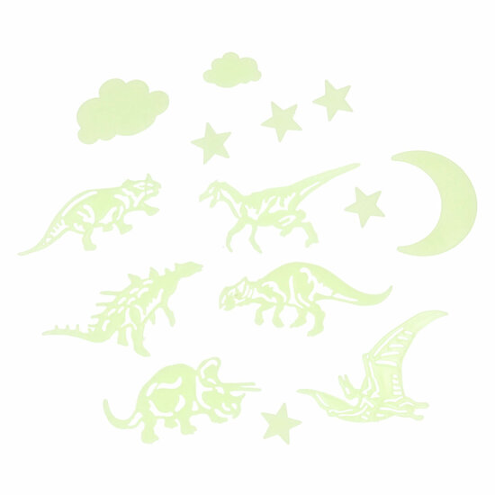 Glow in the Dark Dino&#039;s, 16dlg.