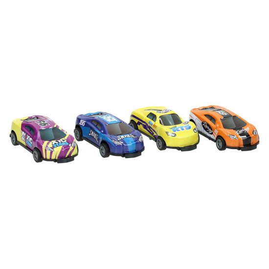 Raceauto Backflip Pull Back Set - 4st.