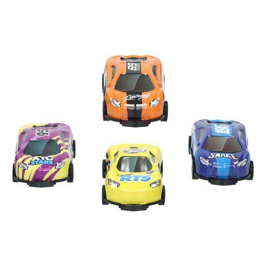 Raceauto Backflip Pull Back Set - 4st.