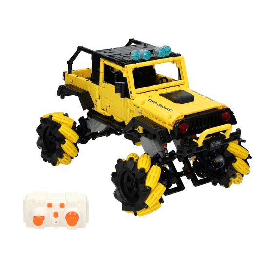 Happy Build Bestuurbare RC Blokjes Bouwset Pickup Truck - 1490dlg.