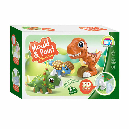 Gieten &amp; Schilderen Dino 3D