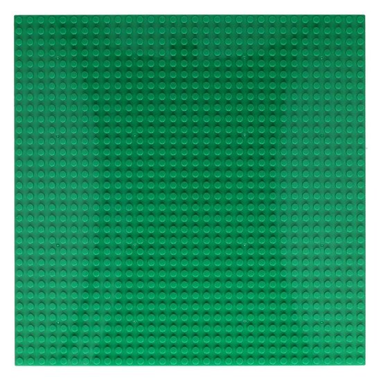 Bouwplaat voor Miniblokjes Groen - 25x25cm