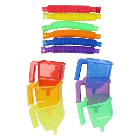 Kleurrijke Trechters met Handvat