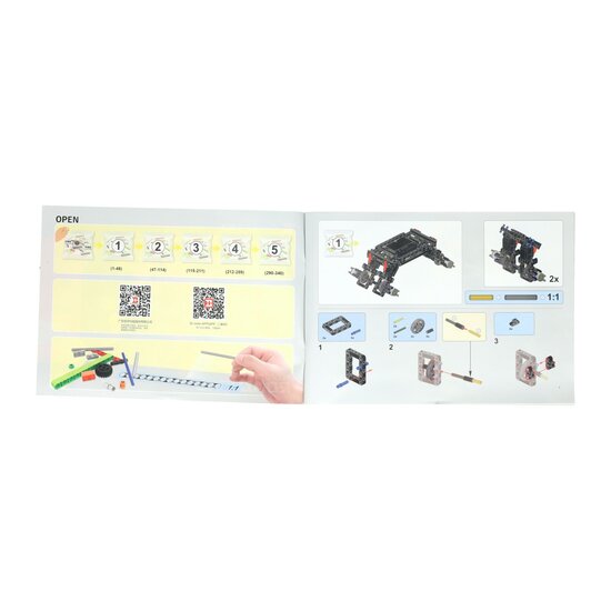 Happy Build Bestuurbare RC Bouwsteentjes Set Pickup Truck - 1490dlg.