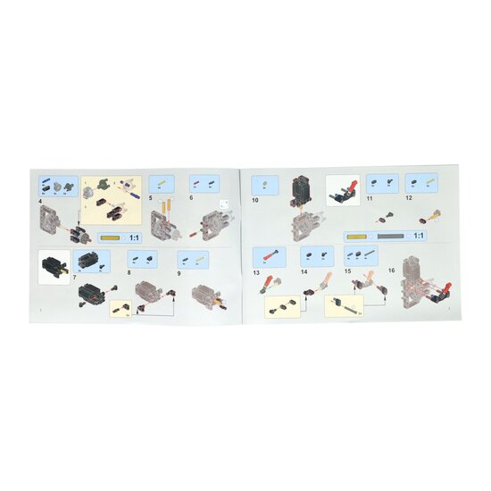 Happy Build Bestuurbare RC Blokjes Bouwset Pickup Truck - 1490dlg.