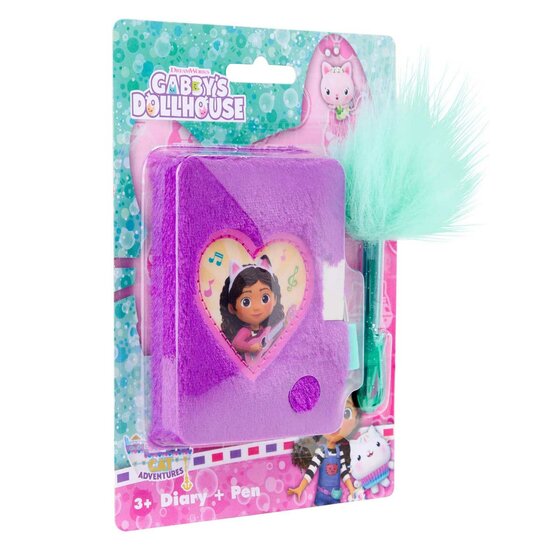 Gabby&#039;s Poppenhuis Pluche Dagboek met Pluche Pen