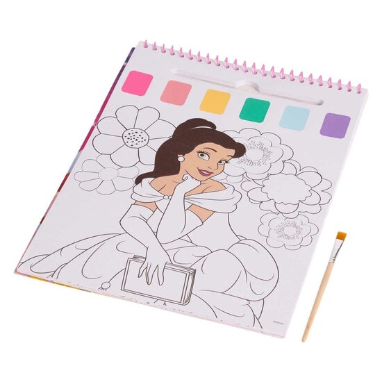 Disney Prinses Water Verfset Boek - incl Kwast