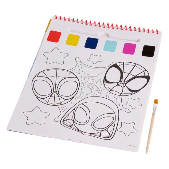Spidey Water Verfset Boek - incl Kwast