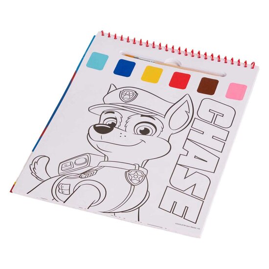 Paw Patrol Water Verfset Boek - incl Kwast