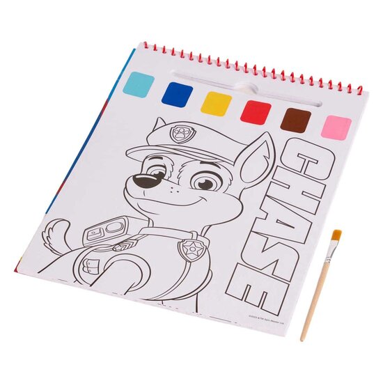 Paw Patrol Water Verfset Boek - incl Kwast