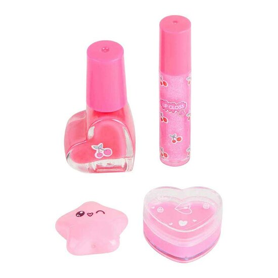 Create It! Beauty Make-up Set in Fluffy Rugtas Love Roze