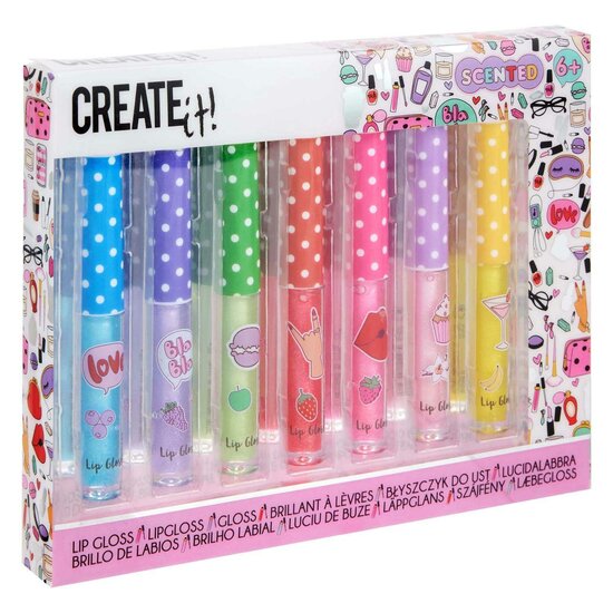 Create it! Lipgloss Geur &amp; Glitter - 7st.