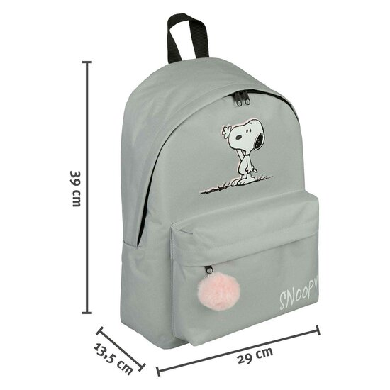Rugzak Grijs - Snoopy