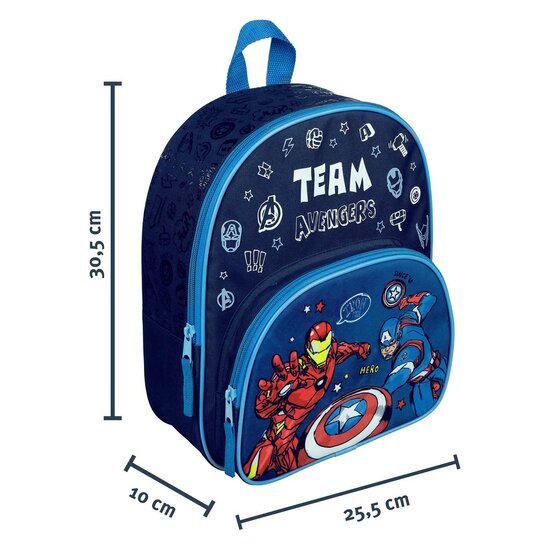 Rugzak Avengers met Voorvak