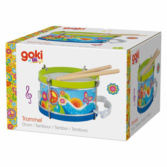 Goki Trommel Bloemenweide