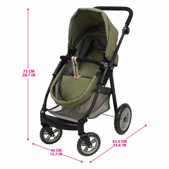 2-in-1 Poppenwagen