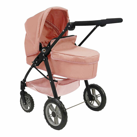 2-in-1 Poppenwagen - Roze