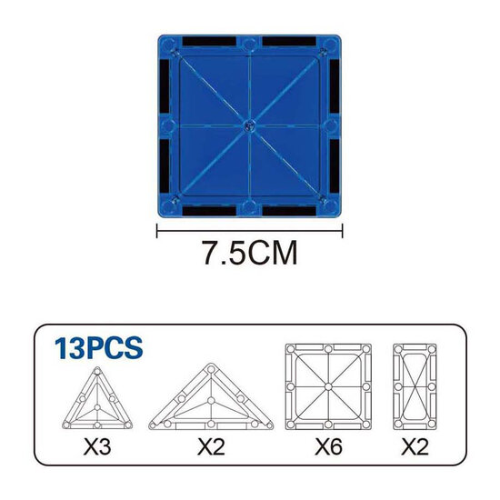 Bouwset Magneetpanelen - 13dlg.