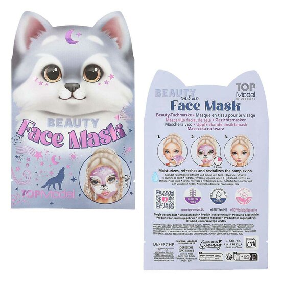 TOPModel Sheetmasker Dier Beauty and Me