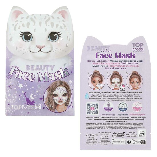 TOPModel Sheetmasker Dier Beauty and Me
