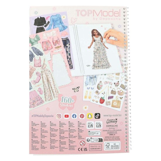 TOPModel Dress me up Summer Feeling Stickerboek
