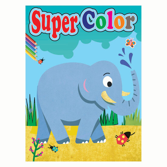 Super Color Kleurboek, 192 pagina&#039;s