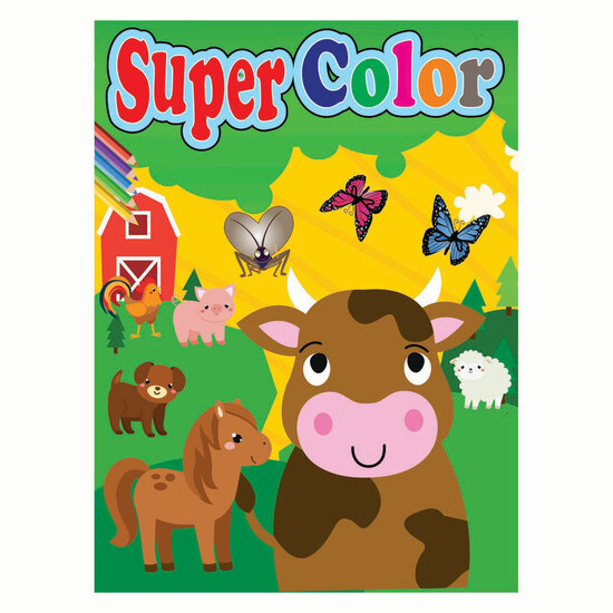 Super Color Kleurboek, 192 pagina&#039;s