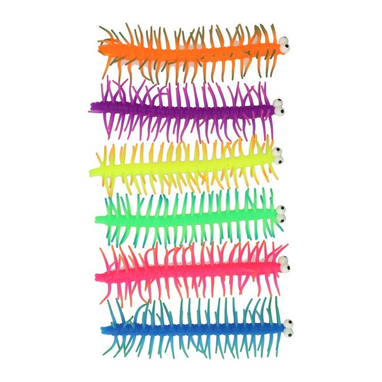 Stretch Duizendpoot Kleur, 25cm
