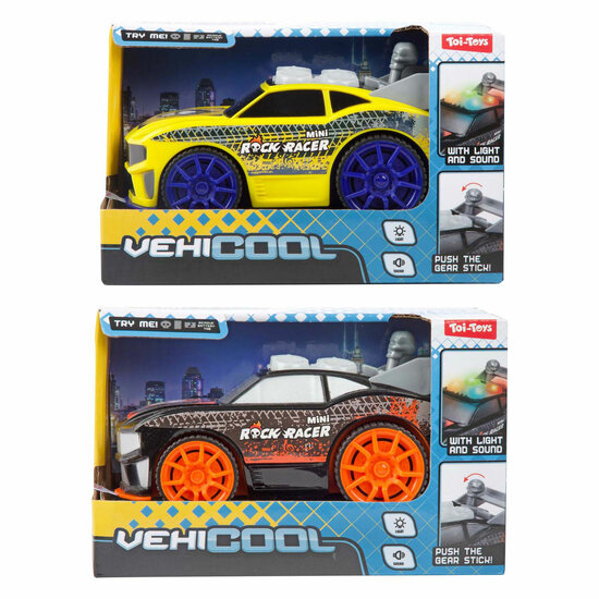 Rally Raceauto &#039;Rock Racer&#039; met Licht en Geluid