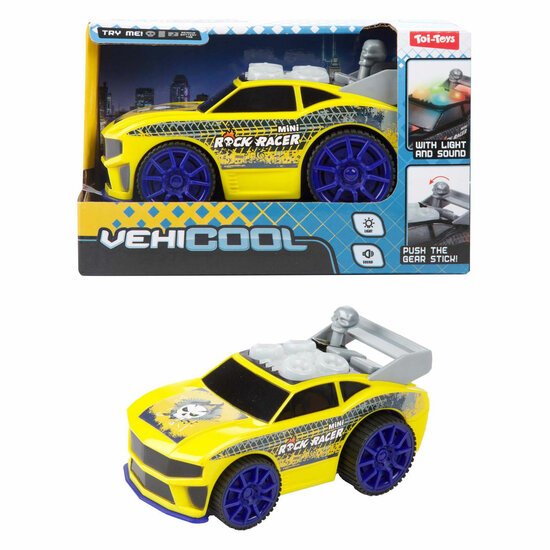 Rally Raceauto &#039;Rock Racer&#039; met Licht en Geluid