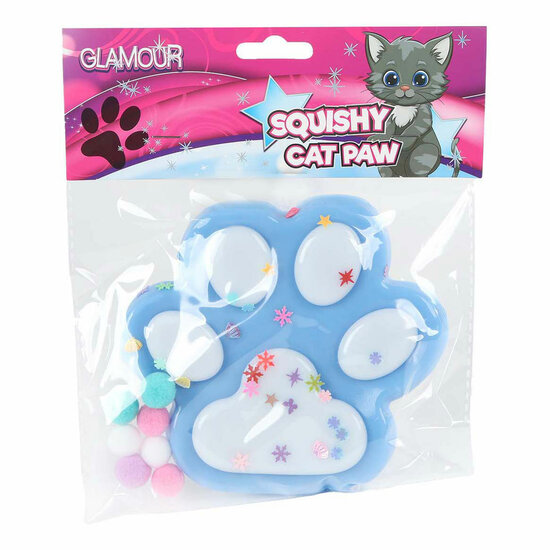 Glamour Squishy Grote Kattenpoot - 12,5cm