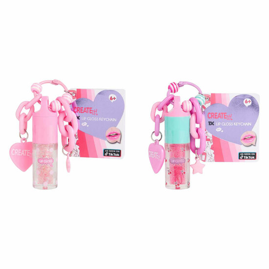 Create It! Beauty Lipgloss Chunky Sleutelhanger